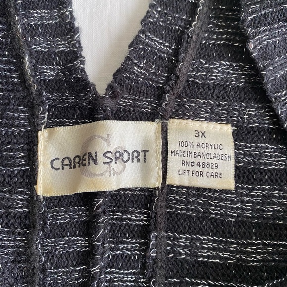 Caren Sport Bat Wing Baby Doll Metallic Ribbed Sweater - Picture 10 of 12